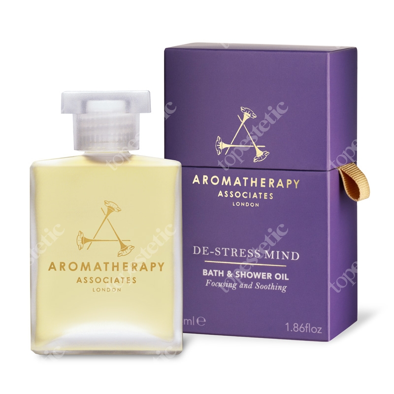 Aromatherapy Associates De-Stress Mind Bath &amp; Shower Oil Odstresowujący olejek do kąpieli i pod prysznic 55 ml