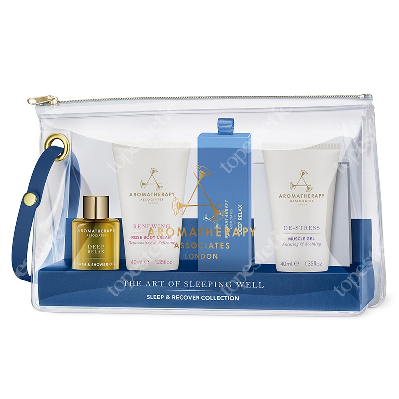 Aromatherapy Associates Sleep &amp;amp; Recover Collection ZESTAW Kolekcja sen i odprężenie 10 ml, 40 ml, 9 ml, 30 ml, 3 ml