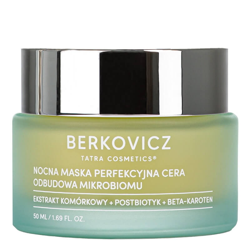 Berkovicz Night Mask Perfect Skin Nocna maska perfekcyjna cera probiotyczna odbudowa mikrobiomu 50 ml