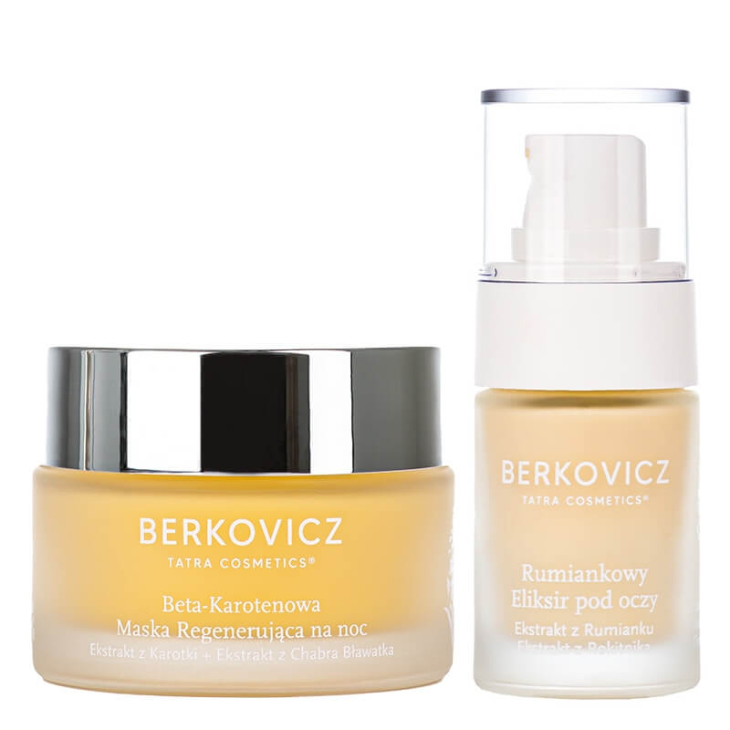 Berkovicz Tatra Face Care ZESTAW Maska regenerująca na noc 50 ml + Eliksir pod oczy 15 ml