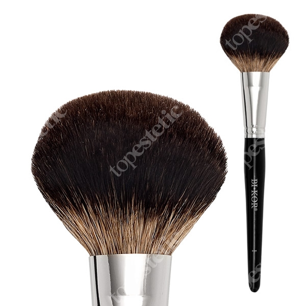 Bikor Pro Brush N°1 Pędzel do pudru naturalne włosie 1 szt.
