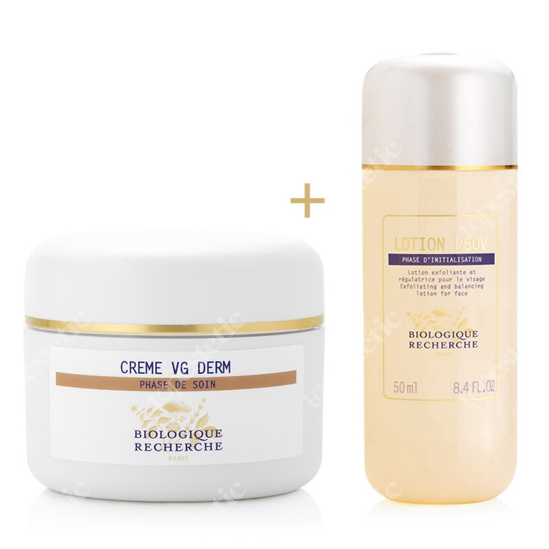 Biologique Recherche Skóra Sucha ZESTAW Lotion 50 ml + Krem 50 ml
