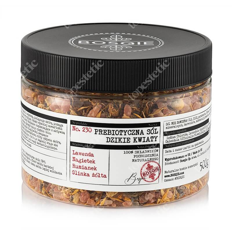 Bosqie Bath Salt No.230 Naturalna prebiotyczna sól - Dzikie Kwiaty 500 g