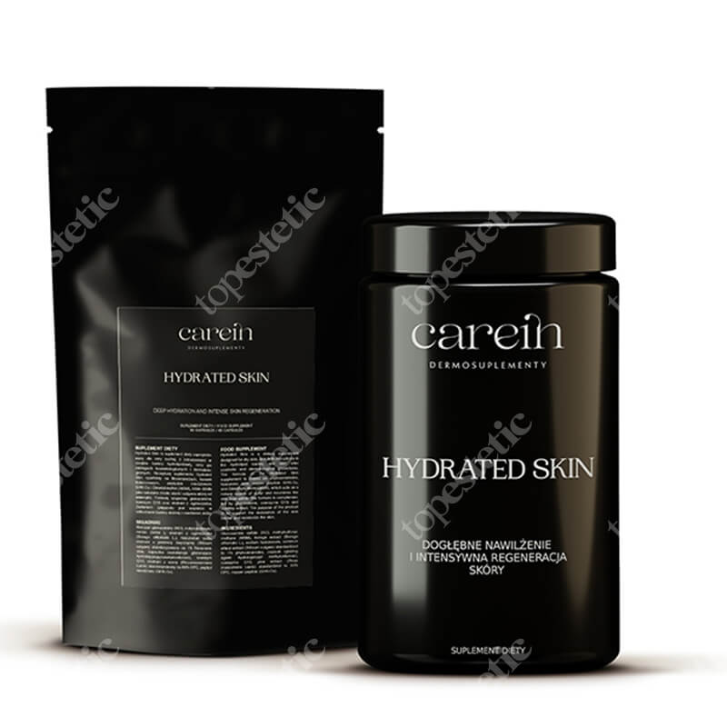 Carein Hydrated Skin 60 Days ZESTAW Kuracja 60 dni : Nawilżenie i odbudowa bariery skórnej 90 kaps + Uzupełnienie 90 kaps