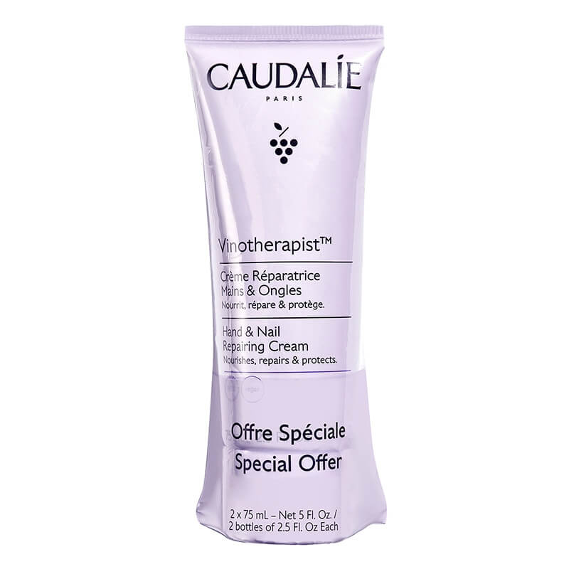 Caudalie Hand And Nail Cream Duo ZESTAW Krem do rąk i paznokci 75 ml x 2