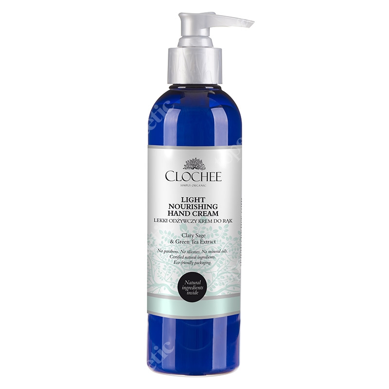 Clochee Light Nourishing Hand Cream Lekki odżywczy krem do rąk 250 ml