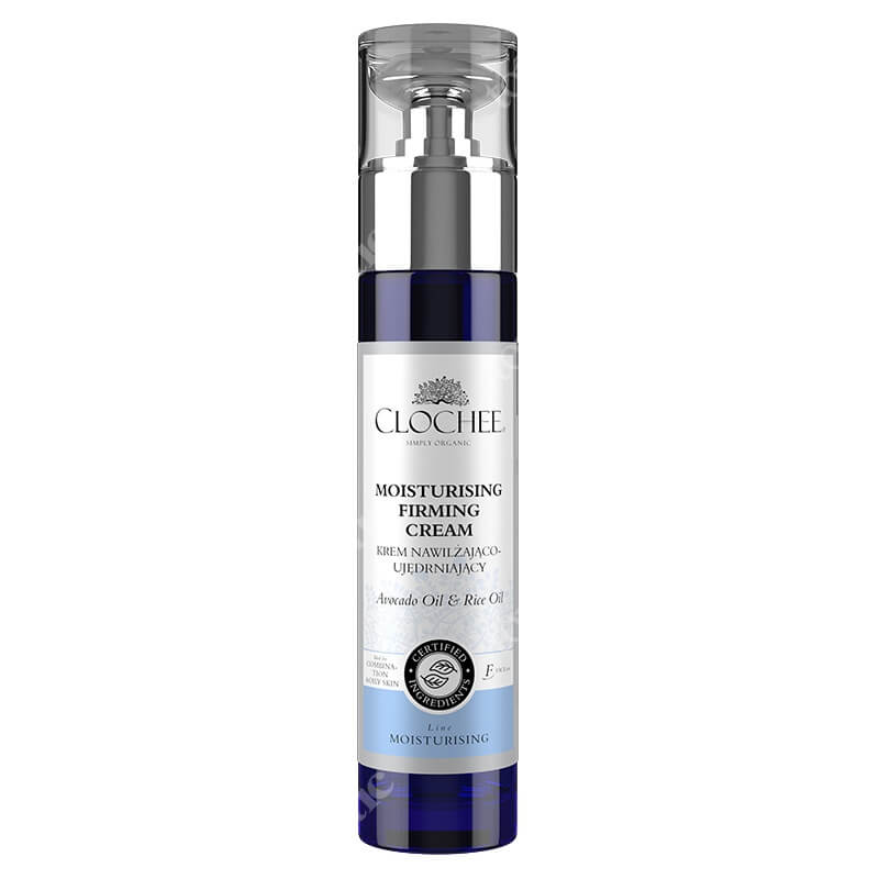 Clochee Moisturising Firming Cream Avocado Oil &amp; Rice Oil Krem nawilżająco-ujędrniający olej awokado i olej ryżowy 50 ml