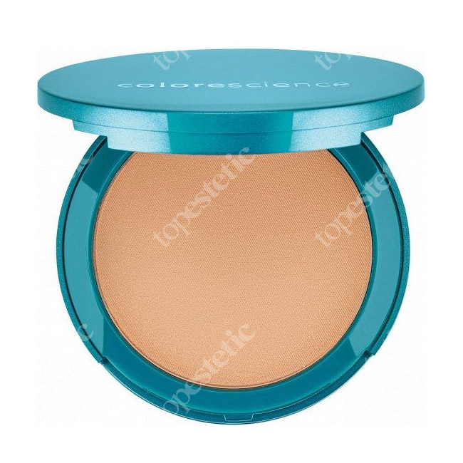Colorescience Natural Finish Pressed Foundation SPF 20 Minerały prasowane w kompakcie kolor Medium Sand (California Girl) średni ciepły 12 g