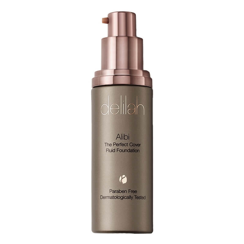 Delilah Alibi The Perfect Cover Fluid Foundation Wodoodporny podkład kryjący (kolor Pillow) 30 ml