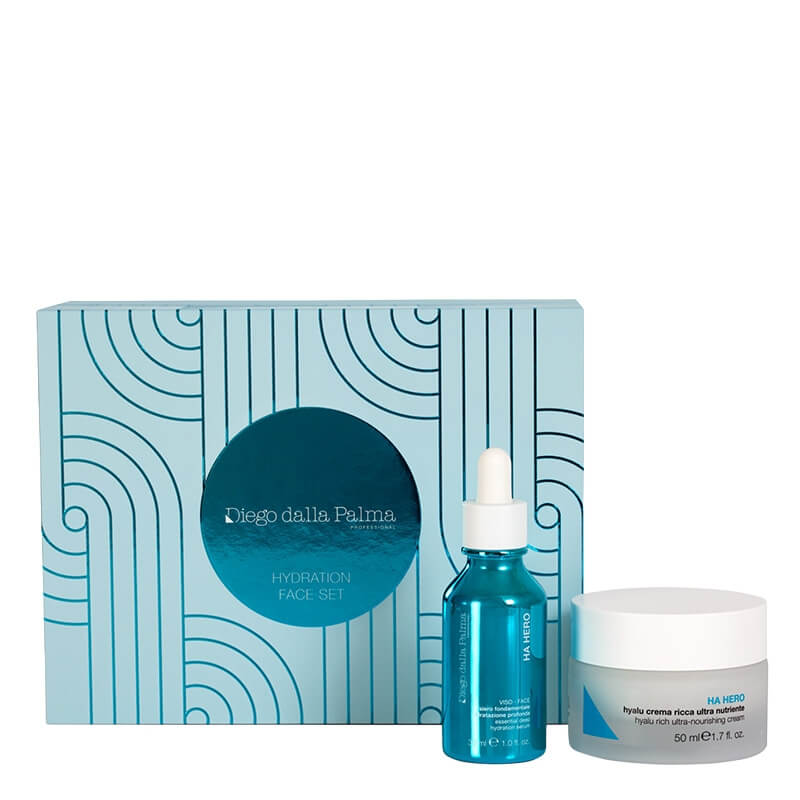 Diego dalla Palma Hydration Face Set ZESTAW Ultra odżywczy krem wypełniający 50 ml + Hialuronowe serum wypełniające 30 ml