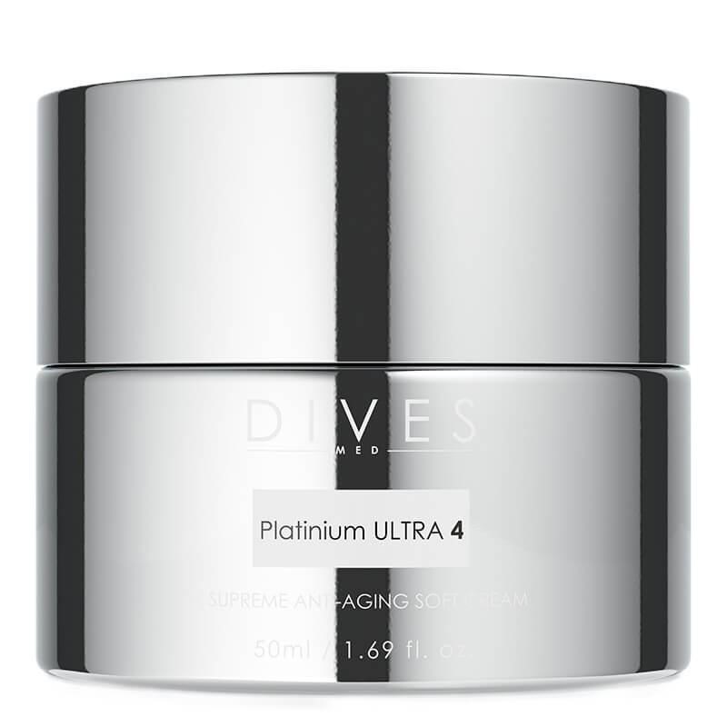 DIVES MED Platinium Ultra 4 Supreme Anti-Aging Soft Cream Zaawansowany krem przeciwzmarszczkowy o lekkiej konsystencji 50 ml