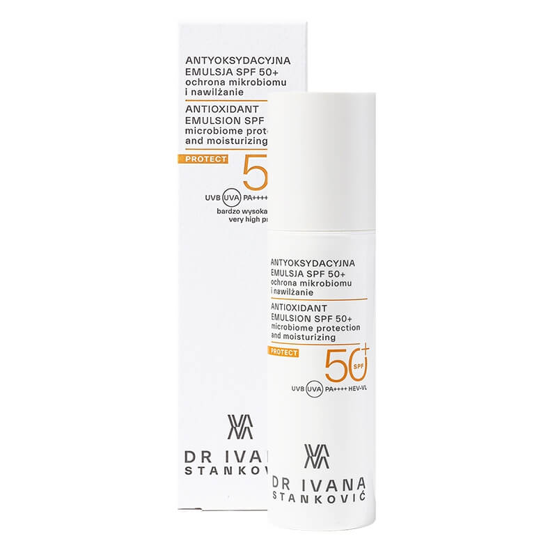 DR IVANA STANKOVIĆ Antioxidant Emulsion Antyoksydacyjna emulsja SPF 50+ 50 ml