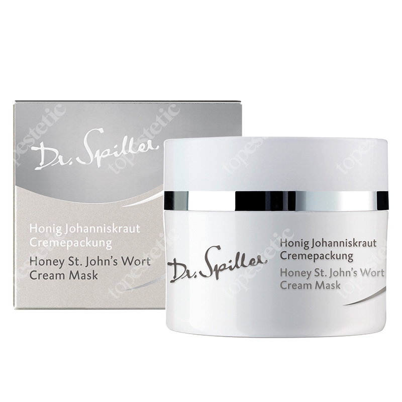 Dr Spiller Honey St. Johns Wort Cream Mask Kremowa maska na bazie miodu, oleju z dziurawca i oleju z pestek winogron 50 ml