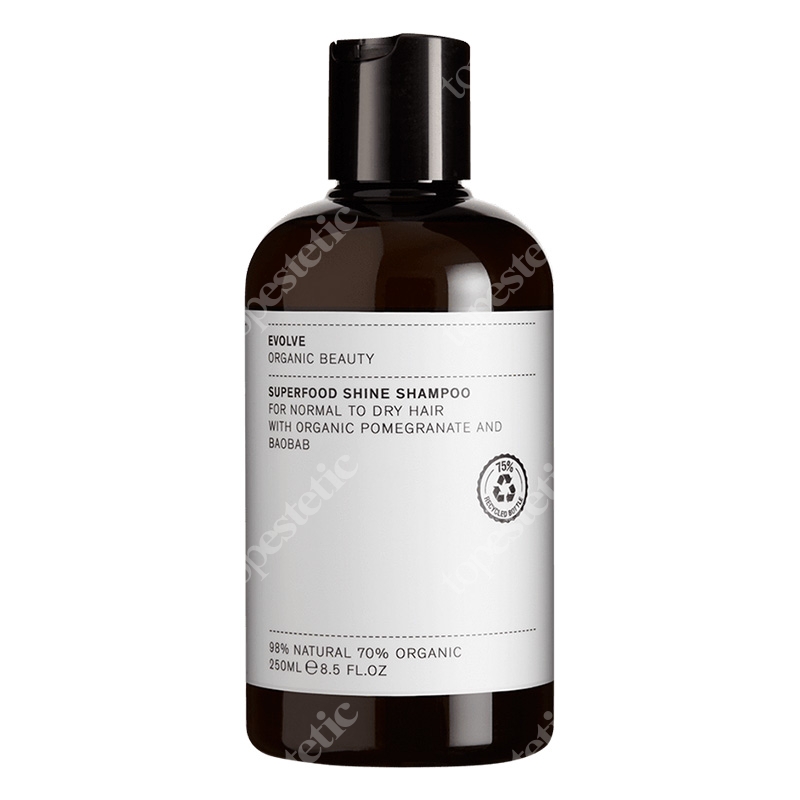 Evolve Organic Superfood Shine Shampoo Szampon 250 ml