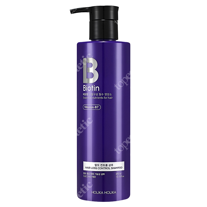 Holika Holika Biotin DamageCare Shampoo Szampon do włosów suchych, zniszczonych, wypadających z biotyną 390 ml