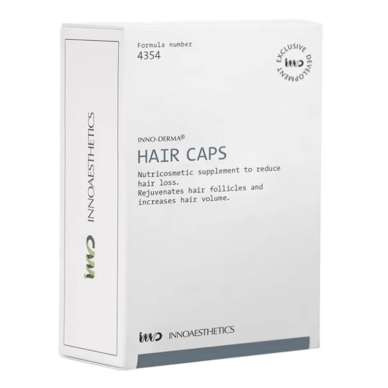 Innoaesthetics INNO-DERMA® Hair Caps Kapsułki hamujące wypadanie włosów 60 szt