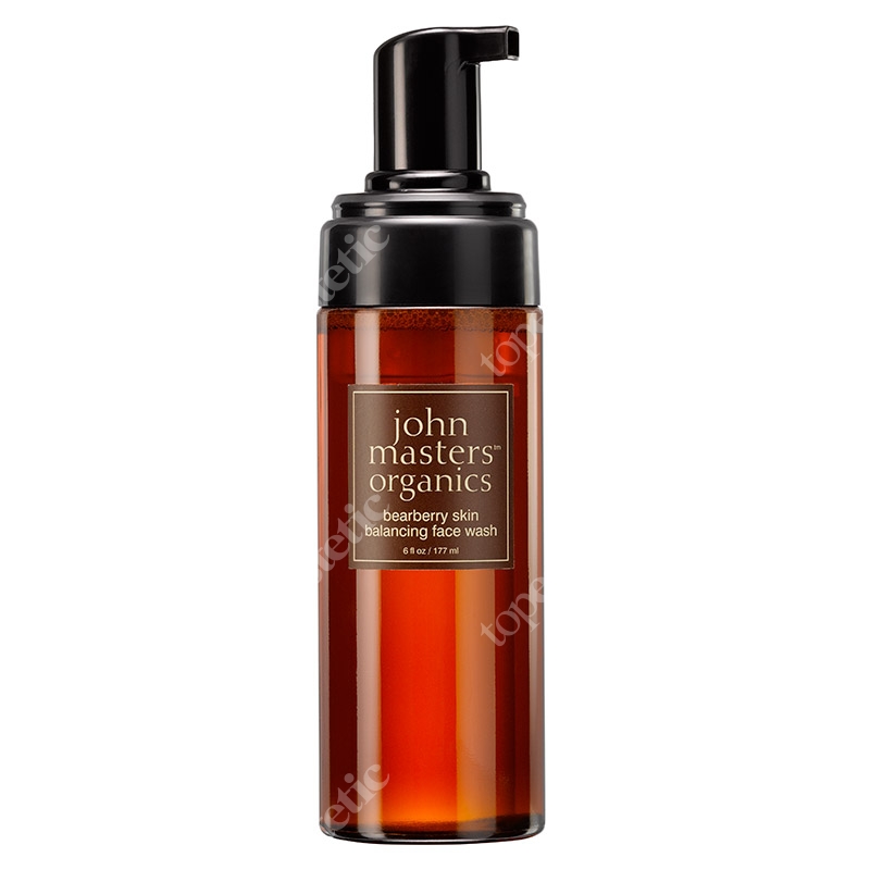 John Masters Organics Bearberry Skin Balancing Face Wash Regulująca pianka do mycia twarzy z mącznicy lekarskiej 177 ml