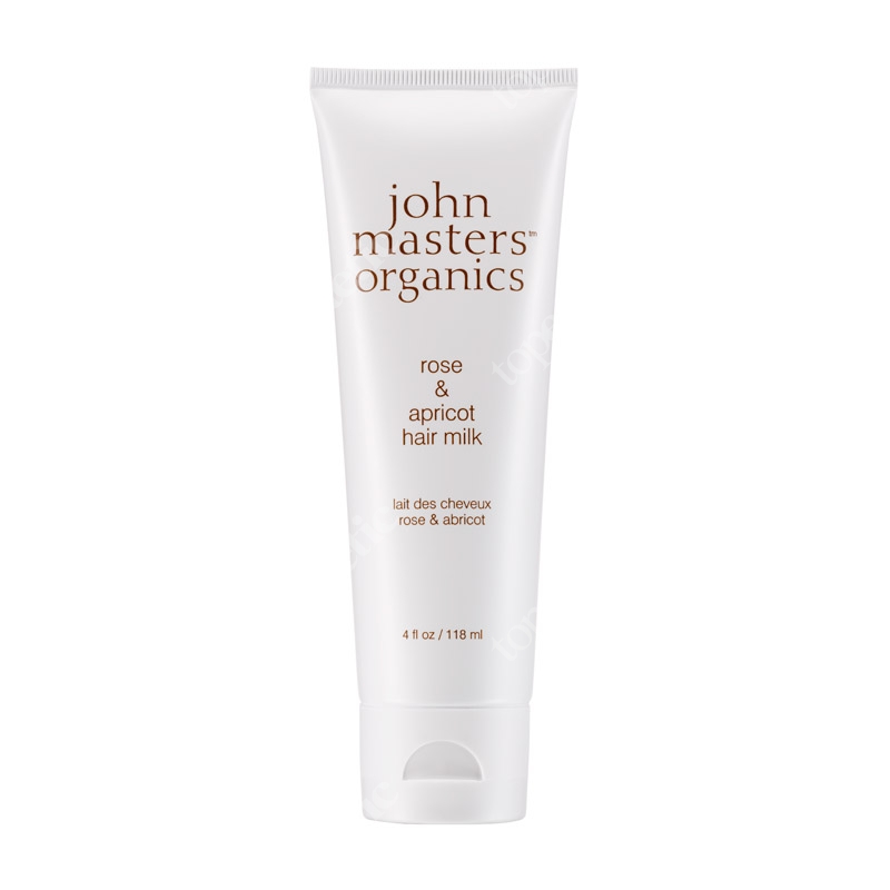 John Masters Organics Rose &amp; Apricot Hair Milk Róża i morela – odżywcze mleczko do włosów 118 ml
