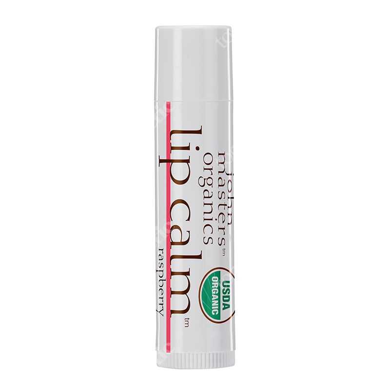 John Masters Organics Lip Calm Raspberry Balsam do ust - Malina 4 g