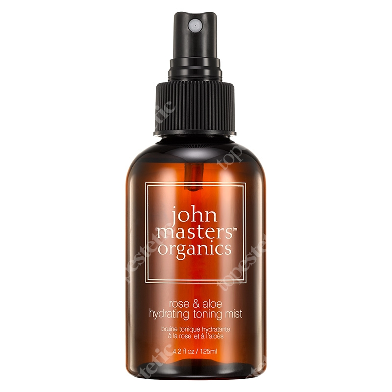 John Masters Organics Rose &amp; Aloe Hydrating Toning Mist Różano-aloesowy spray nawilżająco tonizujący 125 ml
