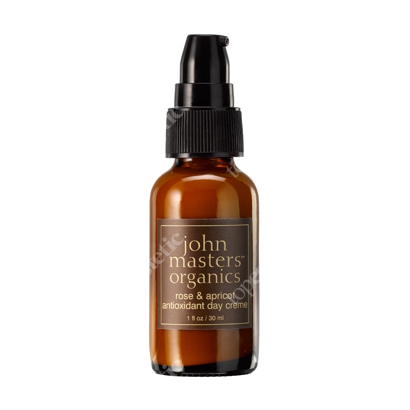 John Masters Organics Rose &amp; Apricot Antioxidant Day Creme Krem na dzień z różą, morelą i przeciwutleniaczami 30 ml