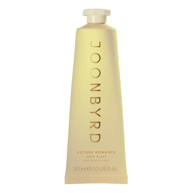 Joonbyrd Future Romance Body Glaze Eliksir do ciała z efektem glass skin o nutach zapachowych piżma, brzoskwinii, banana i kakao 30 ml