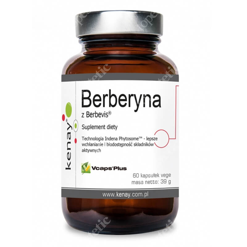 Kenay Berberyna Fitosomowa z Berbevis Suplement diety 60 kapsułek