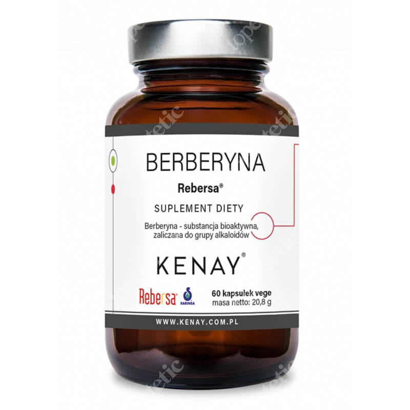 Kenay Berberyna Rebersa Suplement diety 60 kapsułek