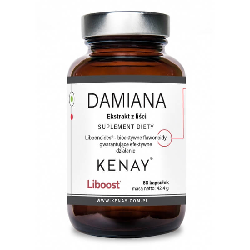 Kenay Damiana Ekstrakt z liści 60 kapsułek