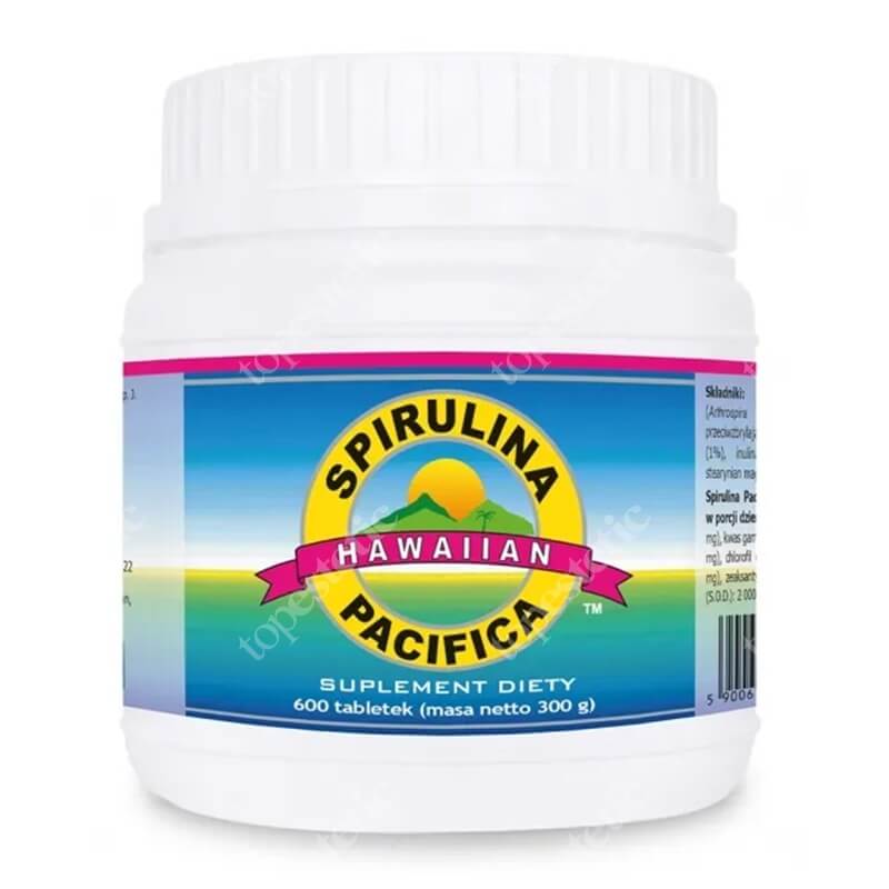 Kenay Spirulina Pacifica Suplement diety 600 kapsułek