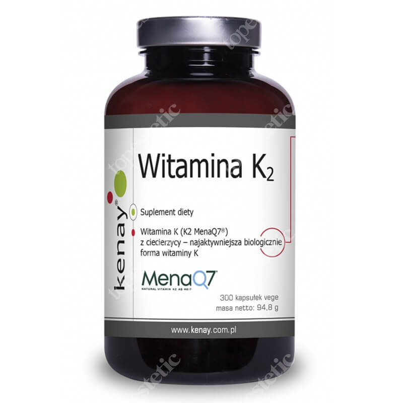 Kenay Witamina K2 Mena Witamina K2 Mena Q7 z ciecierzycy 300 kapsułek