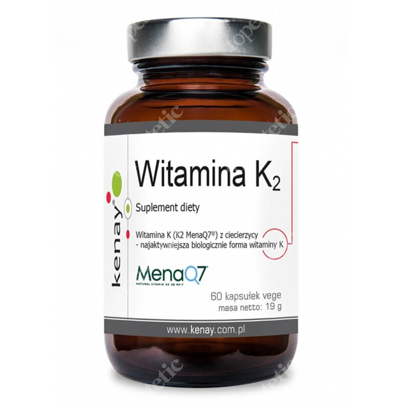 Kenay Witamina K2 Mena Witamina K2 Mena Q7 z ciecierzycy 60 kapsułek