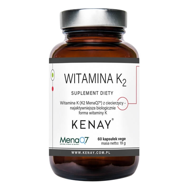 Kenay Witamina K2 Mena Witamina K2 Mena Q7 z ciecierzycy 60 kapsułek