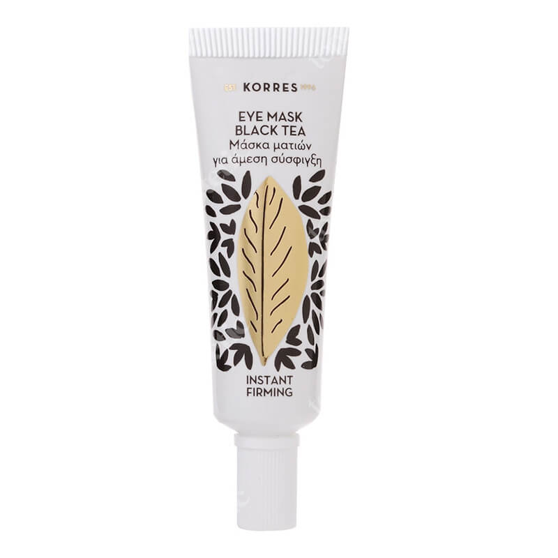 Korres Eye Mask Black Tea Ujędrniająca maska pod oczy z czarną herbatą 6 ml