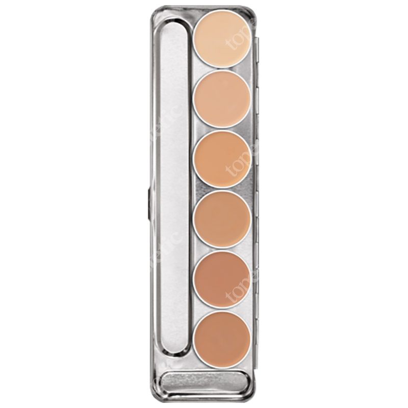 Kryolan Dermacolor Camouflage Creme Paleta 6 kol. kamuflaży (kolor D1W-D6W) 20 g