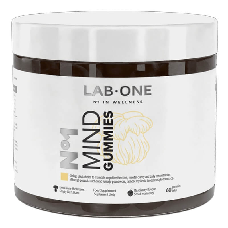 Lab One N°1 Mind GUMMIES Żelki o malinowym smaku 60 szt