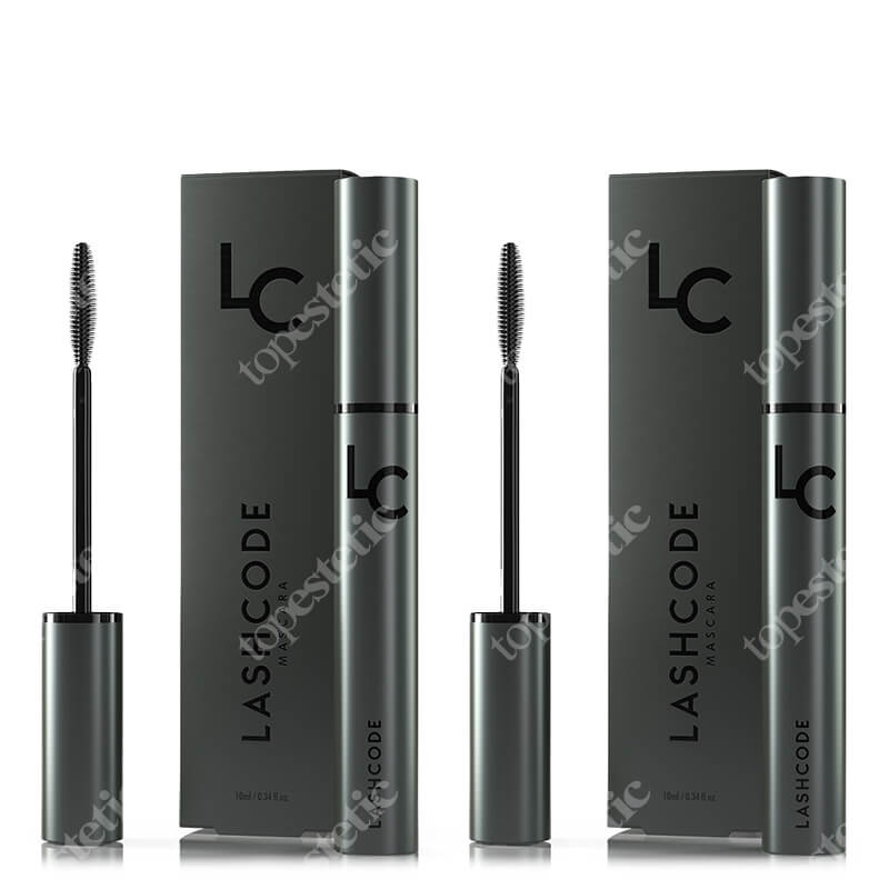 Lashcode Mascara Mascara Set ZESTAW Pielęgnujący tusz do rzęs 10 ml x 2