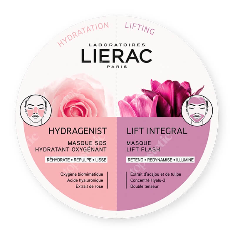 Lierac Lift Integral &amp; Hydragenist DuoMask Maseczka liftingująco - rewitalizująca 2 szt