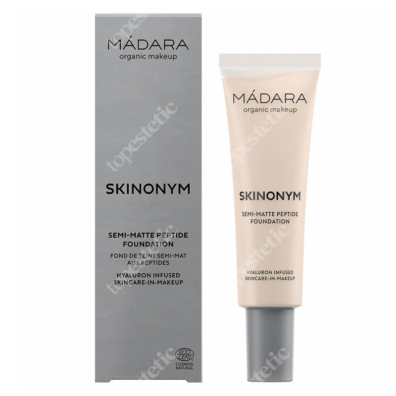 Madara Skinonym Półmatowy podkład peptydowy (kolor Porcelain 10) 30 ml