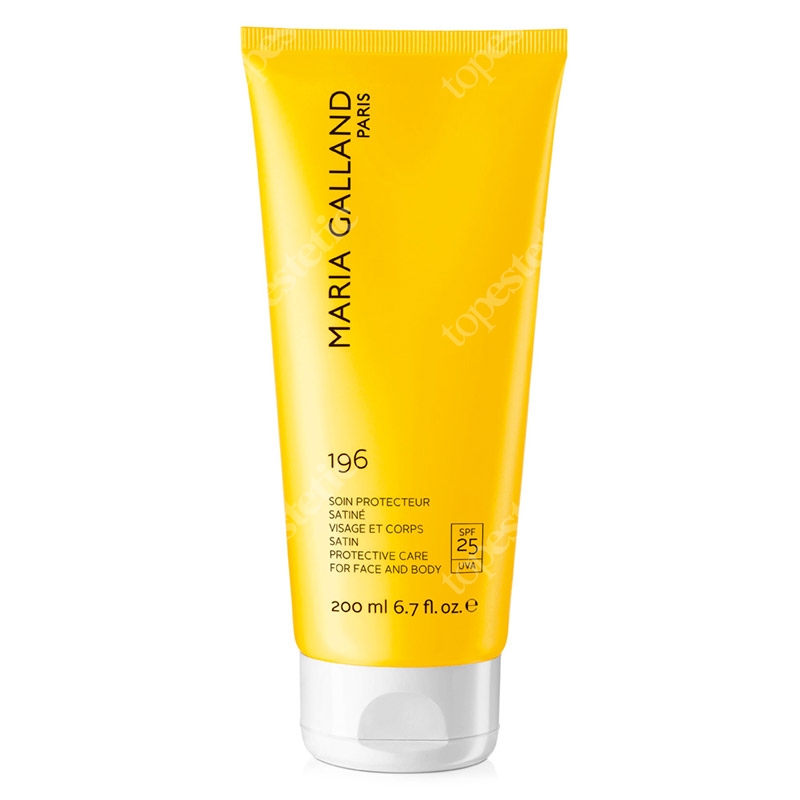 Maria Galland Satin Protect Care Face&amp;Body SPF 25 (196) Satynowa emulsja ochronna do twarzy i ciała 200 ml