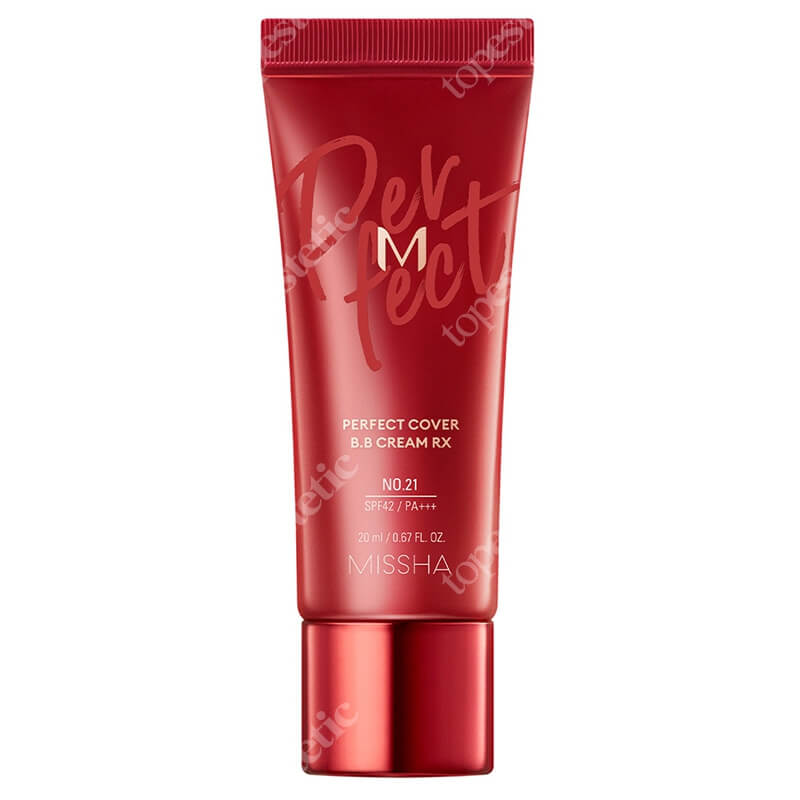Missha M Perfect Cover BB Cream RX No.21 Krem BB z filtrem przeciwsłonecznym SPF42/PA+++ 20 ml