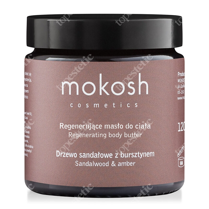 Mokosh Body Balm Sandalwood &amp; Amber Regenerujące masło do ciała - Drzewo sandałowe z bursztynem 120 ml