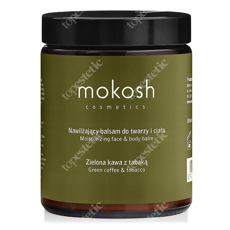 Mokosh Body &amp; Face Balm Green Coffee &amp; Tobacco Balsam do ciała i twarzy - Zielona kawa z tabaką 180 ml