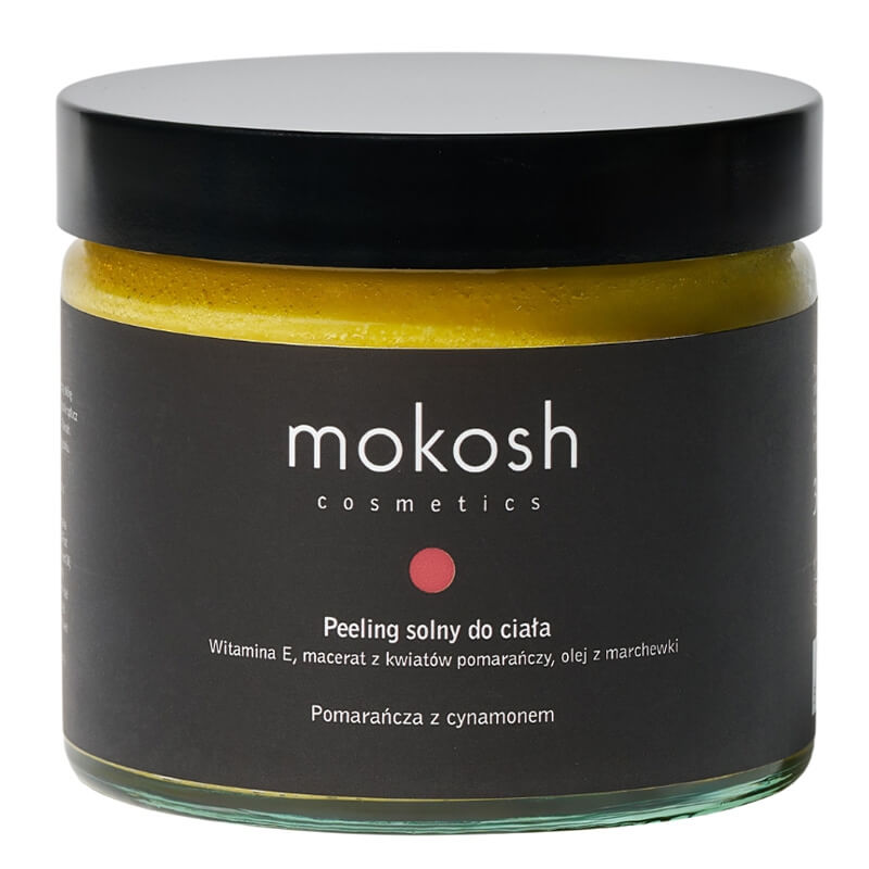 Mokosh Body Salt Scrub Orange&amp;Cinnamon Peeling solny do ciała, Pomarańcza z cynamonem 300 g
