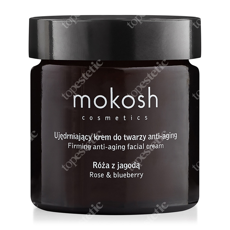 Mokosh Face Cream Rose &amp; Blueberry Ujędrniający krem do twarzy anty-aging - Róża z jagodą 60 ml