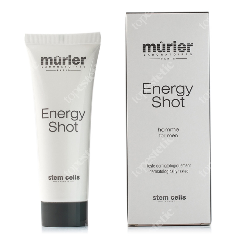 Murier Energy Shot Delikatny, rozświetlający krem dla mężczyzn z kwasem hialuronowym dzień/noc 50 ml