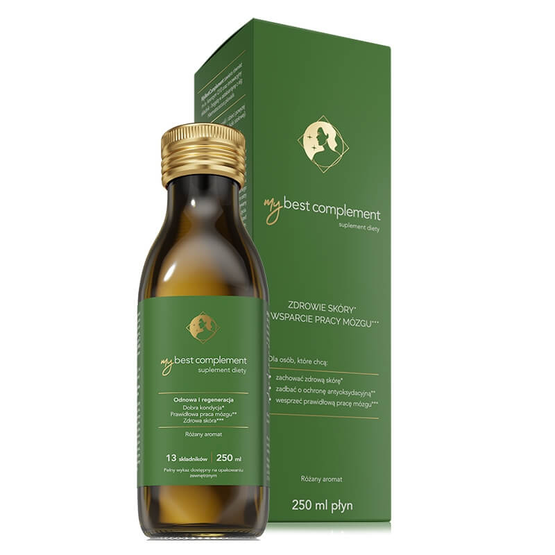 MyBestPharm MyBestComplement Suplement diety - smak różany 250 ml
