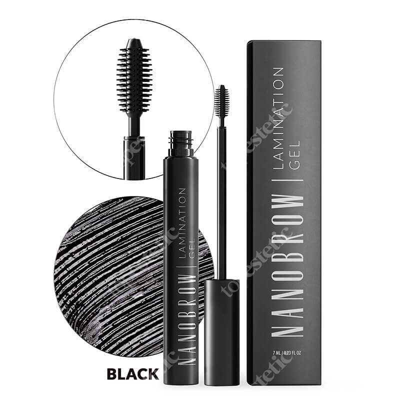 Nanobrow Lamination Gel Żel do brwi (kolor Black) 7 ml