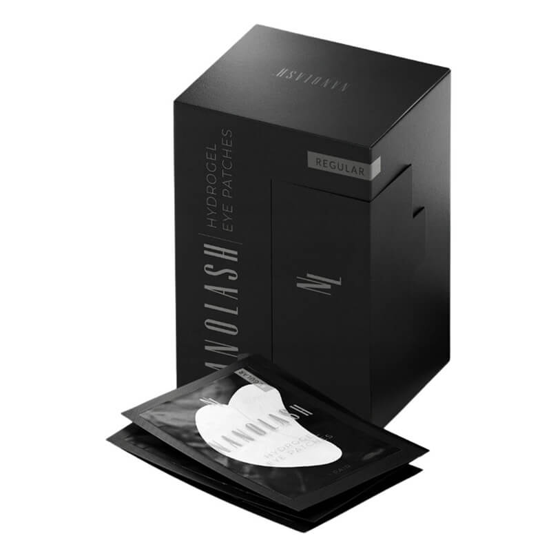 Nanolash Hydrogel Eye Patches Hydrożelowe płatki pod oczy do przedłużania rzęs 100 szt (regular)