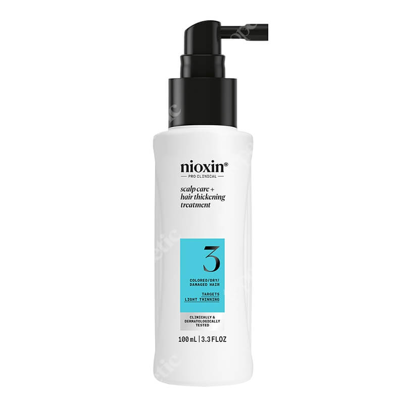 Nioxin System 3 Scalp Care Hair Thickening Treatment Kuracja do włosów farbowanych lekko przerzedzonych 100 ml
